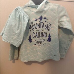 American Girl Corinne Matching Mountain Hoodie Set